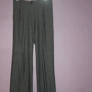J.Jill Stretch Trousers Herringbone Pattern Size 6 with Pockets